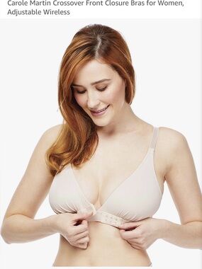 ⭐️2/20$ Front close Comfort Wireless Bra - Light Beige